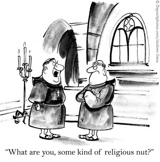 Image result for religious nut cartoons