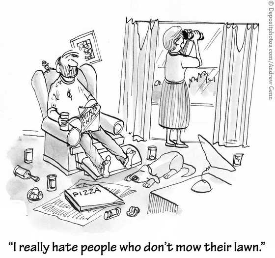 Deflecting blame